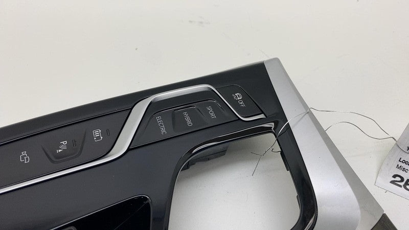 2021 BMW 530e B46X Center Console Gear Shifter Trim Bezel Media Switch