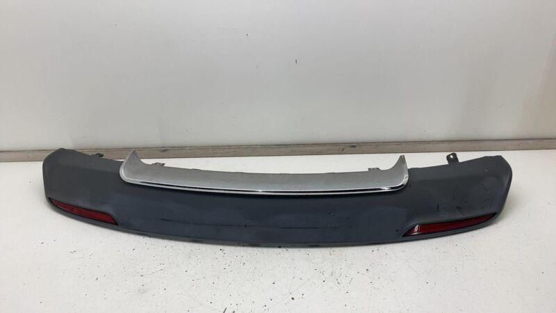 600900401B 2012-2015 Tesla Model S Rear Bumper Lower Valance Diffuser + Chrome Trim Molding