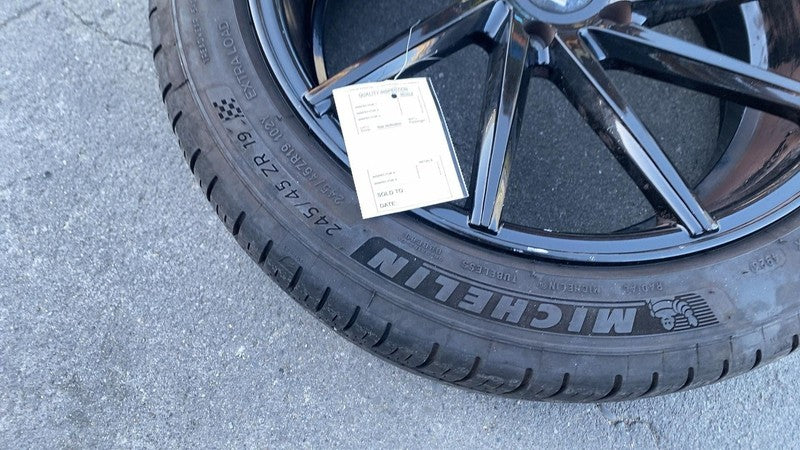 ⭕ 2012-2016 Model S 19x8.5 Wheel Rim w/ Michelin Pilot Sport Tire 245/