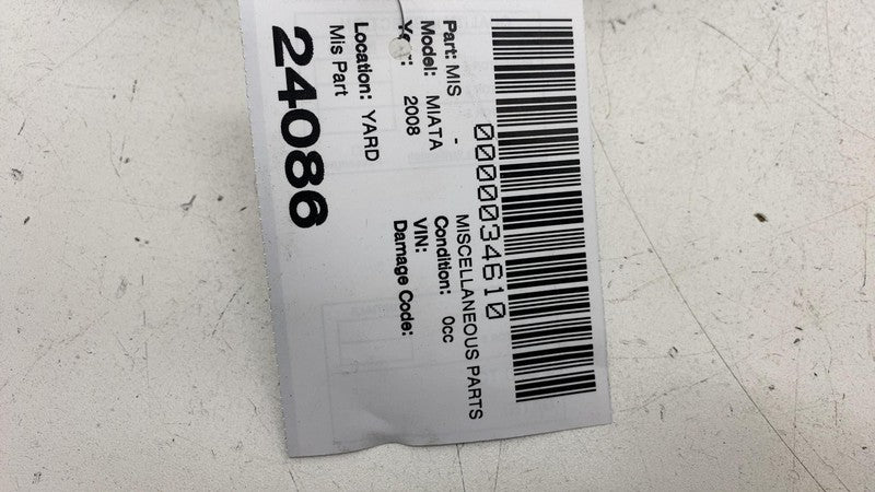 ⭕ 2006-2012 Mazda MX-5 Miata Right Seat Belt Seatbelt & Retractor Assembly