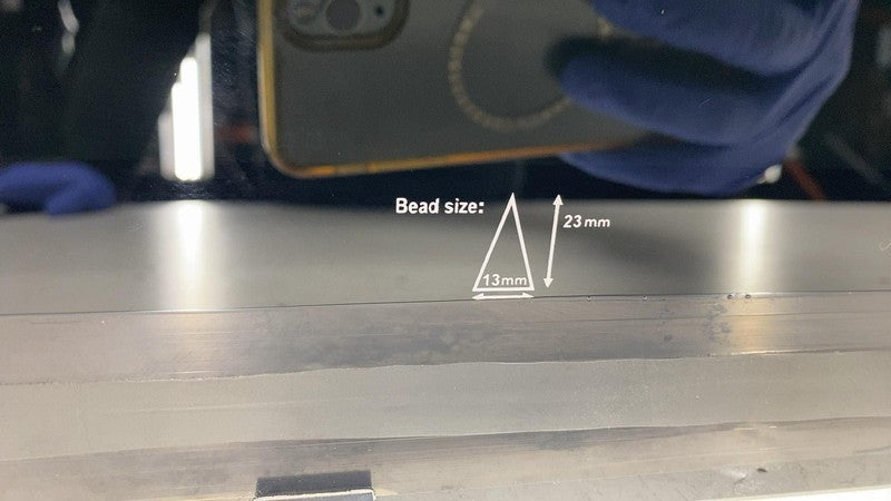 ⭕ 21-23 Model 3 Front Middle Panoramic Sun Moon Roof Window Glass 1587