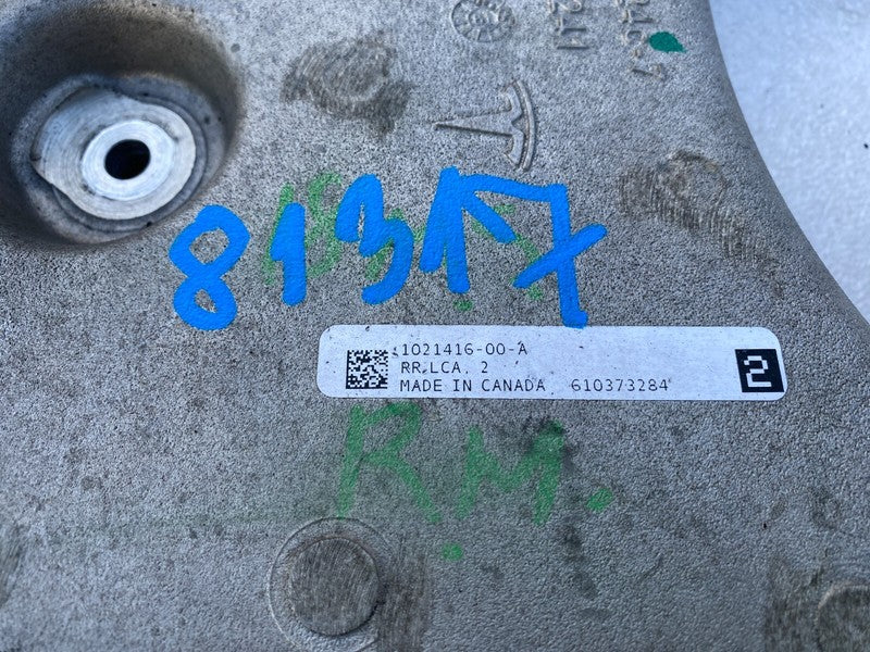 102141600A ⭕ 2012-2020 Tesla Model S Rear Right Suspension Lower Control Arm 1021416-00-A