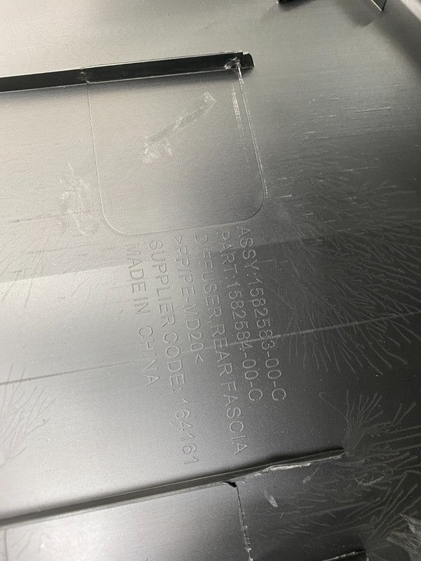 1582583-00-D ⭕ 24-26 Tesla Model 3 Base Rear Diffuser Lower Bumper Splash Shield 1582583-00-C