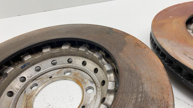 9Y0.615.301.AJ ⭕ 2024 Porsche Cayenne Coupe Left & Right Disc Brake Rotor 9Y0615302 / 9Y0615301