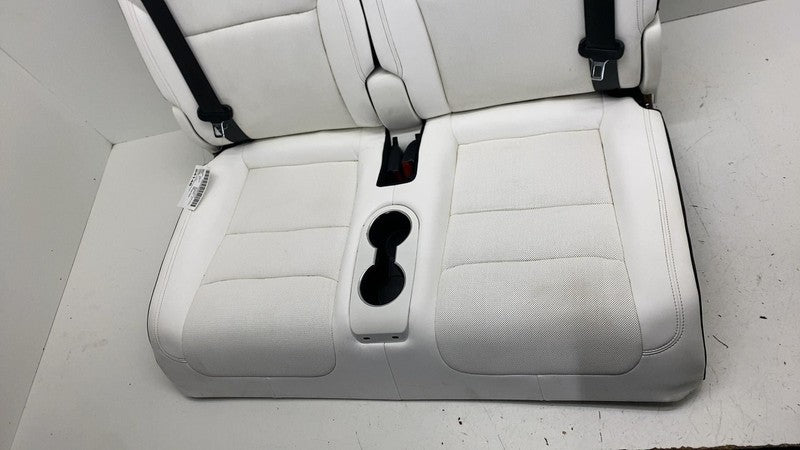 ⭕ 2021-2025 Tesla Model X Rear Left & Right 3rd Row Seat Leather White