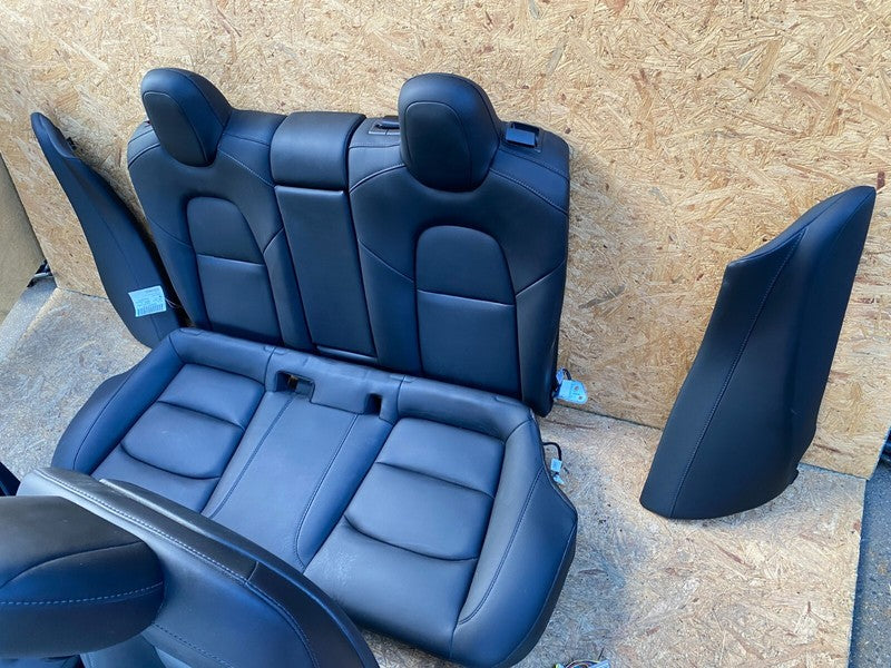 ⭕ 2017-2023 Tesla Model 3 Front Left & Right Bucket & Rear Bench Seat + Bolster