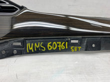 ⭕ 12-20 Model S SET Dash AC Air Vent Dashboard Trim Cover Woodgrain 1007831-00-B