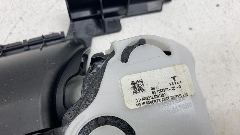 ⭕ 2017-2023 Tesla Model 3 Left Dash Heater A/C Air Vent Dash Duct 1083