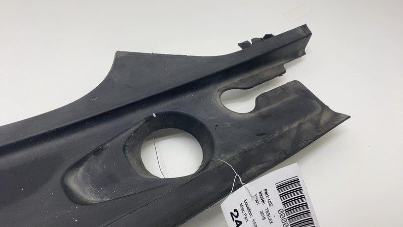 2016-2020 Tesla Model X MX Front Driver Side Underhood Apron Trim Cove