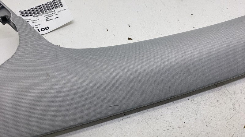 149460400E ⭕2020-2024 Tesla Model Y Front Left A-Pillar Upper Trim Cover Panel 1494604-00-E