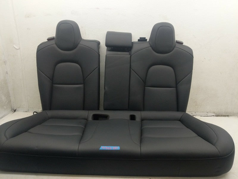 ⭕ 2017 2018 2019 2020 Tesla Model 3 Rear 2nd Seat Upper and Lower Cushion Black
