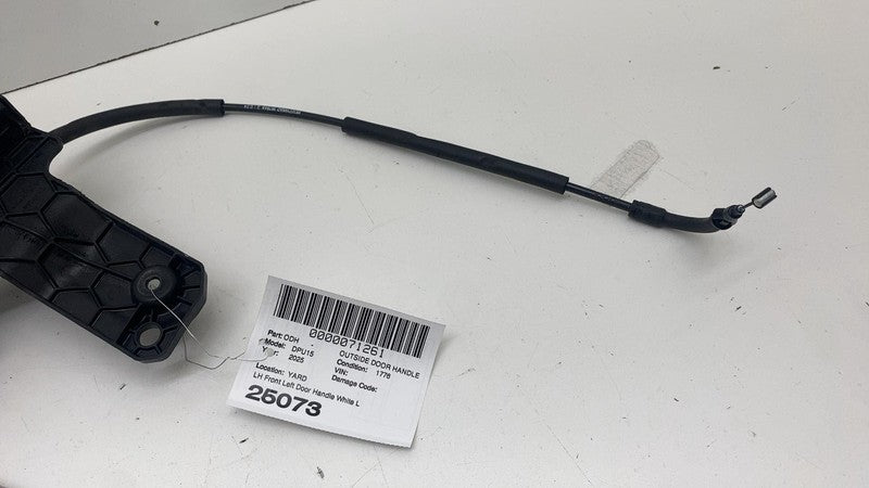 68211097AD ⭕ 2019-2025 Ram 1500 Front Left Exterior Door Handle Outer w/ Actuator LH White