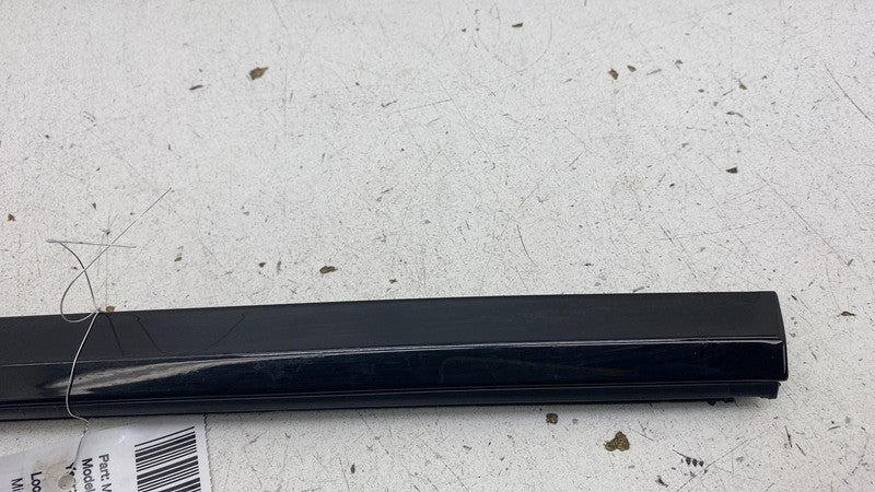 ⭕ 2021-2024 Tesla Model X Rear Left Door Window Black Belt Molding OEM