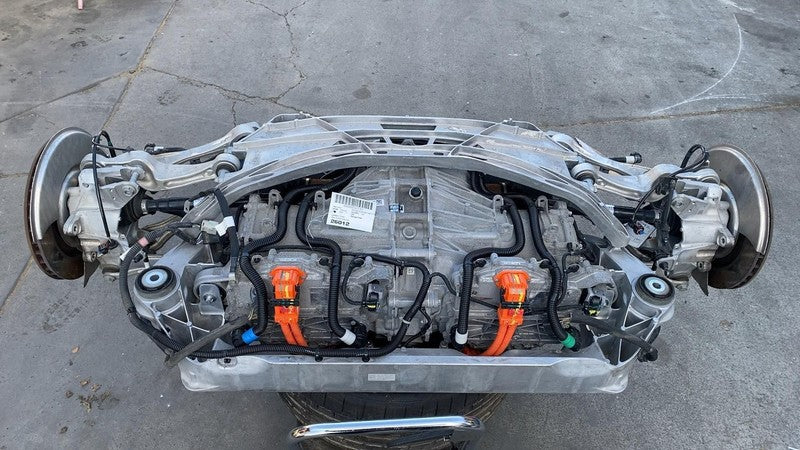 ⭕ 21-23 Model S Rear Drive Unit Motor + Subframe & Suspension Plaid 17