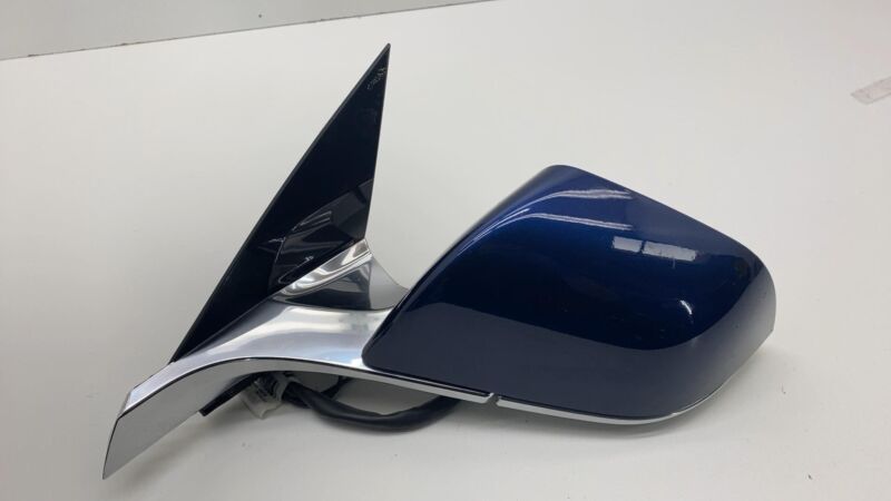 2017-2020 Tesla Model 3 Front Left Exterior Rear View Door Mirror LH Blue - PPSB