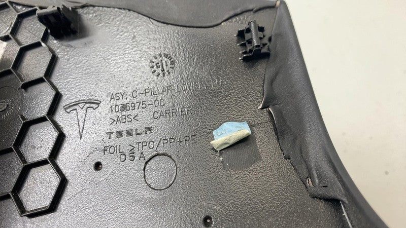 ⭕ 2016-2020 Model X Rear Driver Side Lower C-Pillar Trim Cover Left 10