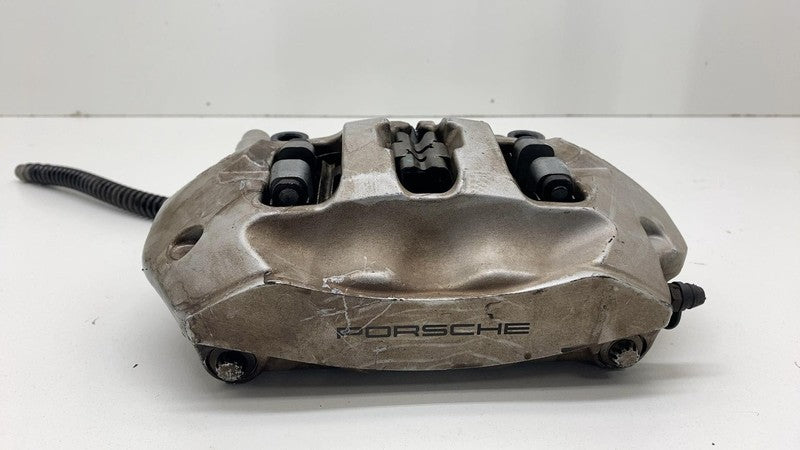 7P0 615 423 2011-2018 Porsche Cayenne Rear Driver Side Caliper w/ Brake Hose Line Left LH