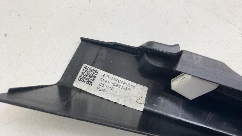31696223 ⭕ 21-23 Polestar 2 Rear Passenger Right Door Window Frame Trim Cover RH 31696223