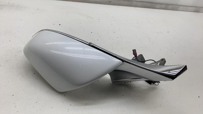 ⭕ 2012-2015 Tesla Model S Exterior Rear View Door Mirror Left White 60