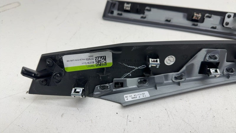 ⭕ 16-20 Tesla Model X SET of Front & Rear Left & Right Door Molding Tr