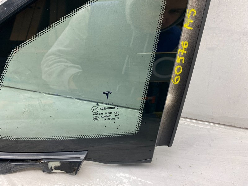 E6 43R-008010 ⭕ 2012-2021 Tesla Model S Rear Passenger Side Quarter Window Glass Right RH OEM