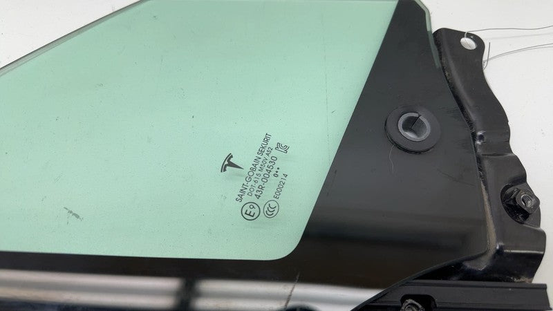 ⭕2016-2020 Tesla Model X Front Right Quarter Vent Door Window Glass 10