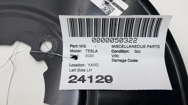 125065100C 2024 2025 Tesla Cybertruck Front Driver Side Brake Disc Rotor Shield Cover Left