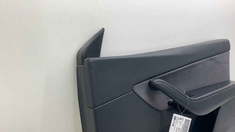 ⭕ 20-21 Tesla Model Y Front Right Door Panel Trim Card Cover Black 149