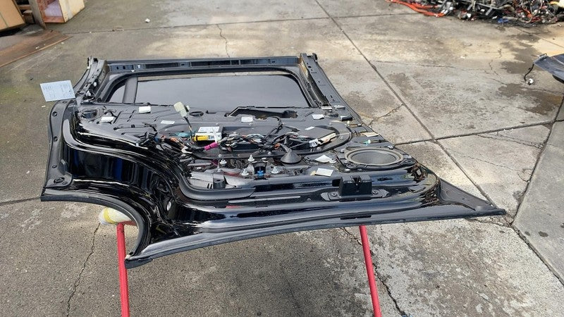 ⭕ 21-25 Tesla Model X Rear Driver Left Side Falcon Door Shell Panel Bl