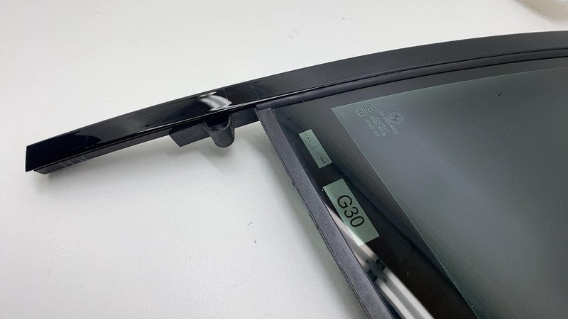 ⭕ 2021 BMW 530e G30 Rear Driver Side Quarter Panel Window Glass Left 7