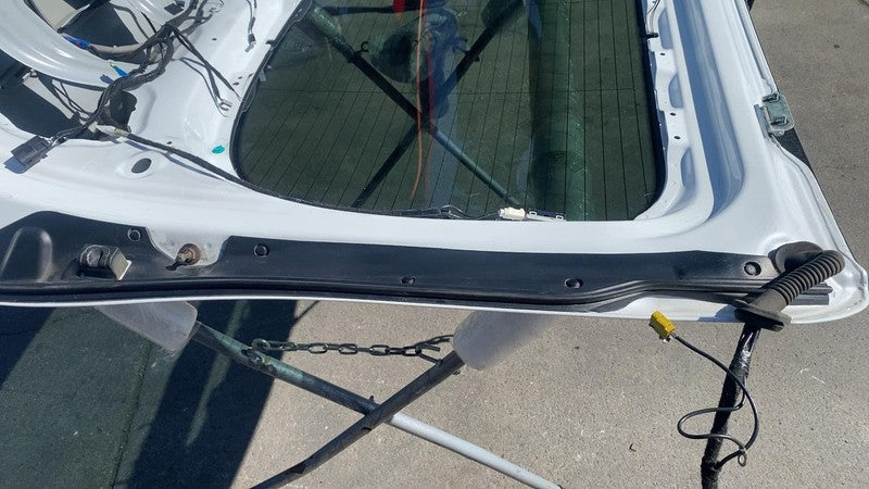 ⭕2012-2015 Tesla Model S Rear Tailgate Hatch Panel & Liftgate Glass Wh