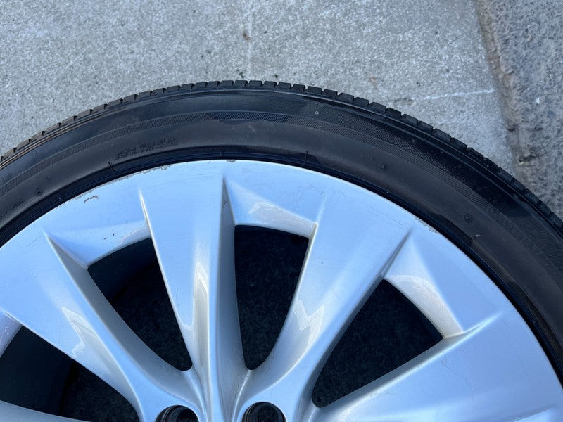 1059337 00 A ⭕16-20 Model S Wheel Rim 19" inch 19x8.0+40MM w/ Tire 245/45 R19 x2 1059337-00-A
