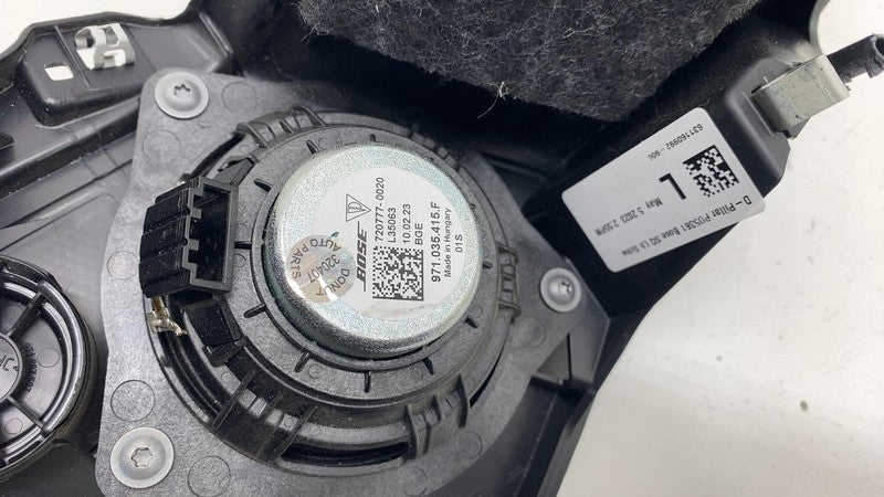 ⭕ 2019-2024 Porsche Cayenne Rear Left Quarter D-Pillar Trim w/ Speaker