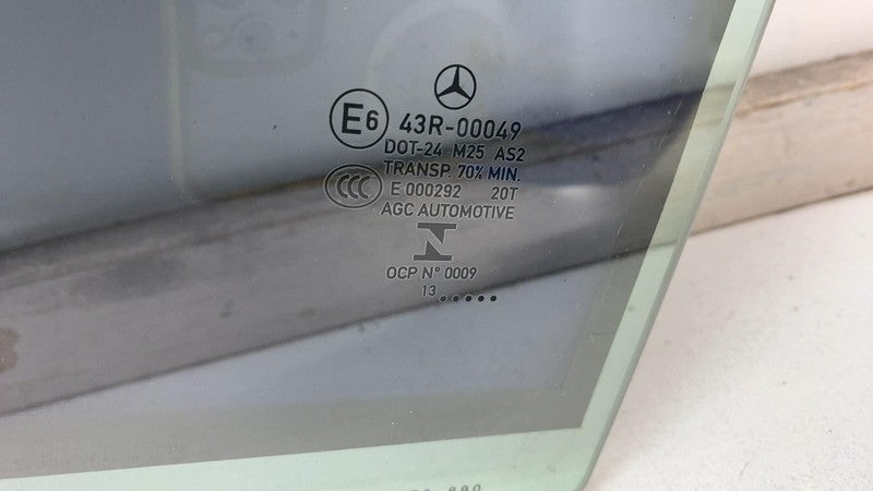 E6 43R-00049 ⭕ 2014-2016 Mercedes-Benz E350 E-Class Rear Driver Side Door Window Glass Left