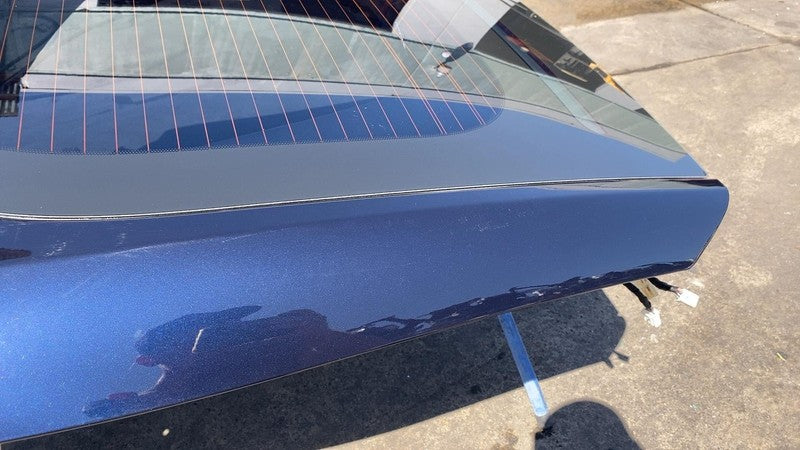 ⭕12-15 Model S Liftgate Trunk Lid Tailgate Hatch Shell Blue PMMB w/ Window Glass