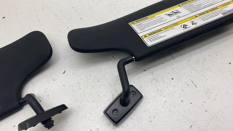 ⭕ 2011-2017 Jeep Wrangler Front Left & Right Windshield Sunvisor Black Sun Visor