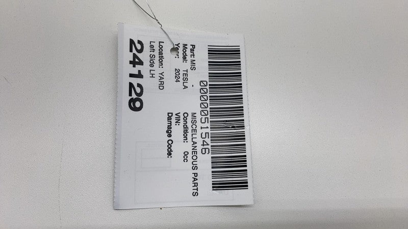 2024 Tesla Cybertruck Rear Driver Rocker Step Reinforcement Left LH 18