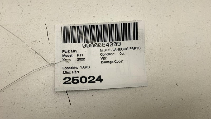 PT00208060 ⭕ 22-24 Rivian R1T Rear Under Seat Storage Bin Tray Compartment Mat PT00208060