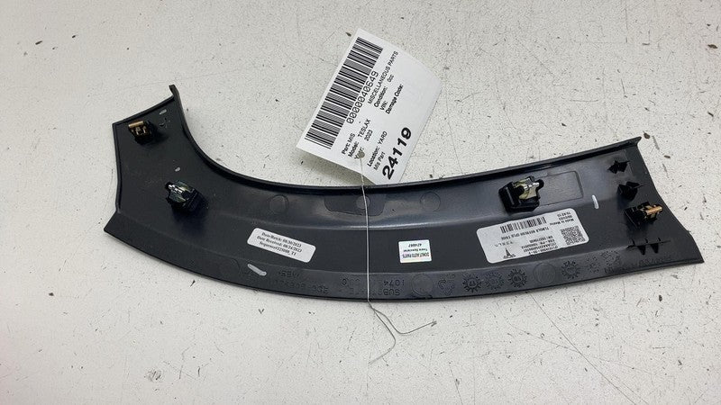 107490899F ⭕ 2016-2024 Tesla Model X Rear Driver Side Trunk Side Garnish Left 1074908-99-F
