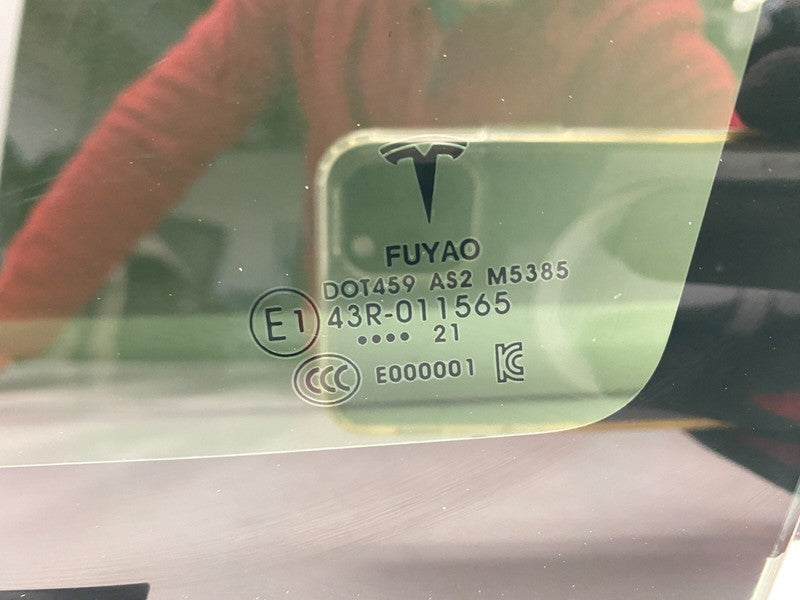 1600156-00-A ⭕21-23 Tesla Model S Rear Passenger Side Quarter Window Glass Right 1600156-00-A