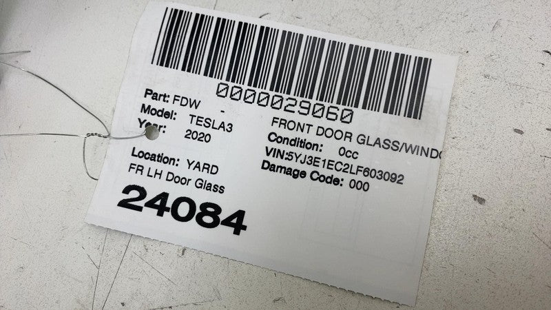 E9 43R-004530 ⭕ 2017-2019 Tesla Model 3 Front Driver Side Door Window Glass Left (Single Pane)