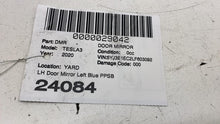 ⭕ 17-20 Model 3 Front Left Exterior Rear View Door Mirror Blue PPSB 1110777-98-H