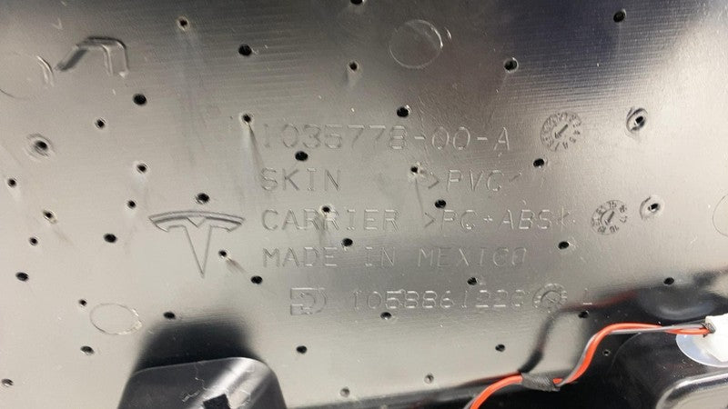 1035778-00-A 2016-2020 Tesla Model X Front Driver Side Door Panel Trim Card Cover Black Left