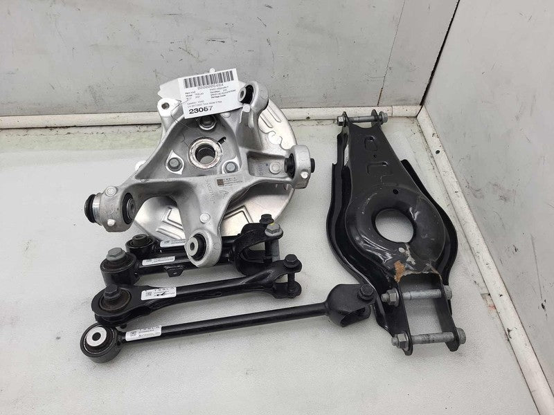 1044411 00 F ⭕17-23 Model 3 Rear Left Knuckle Hub w/ Upper + Lower AFT Toe Link 1044411-00-F