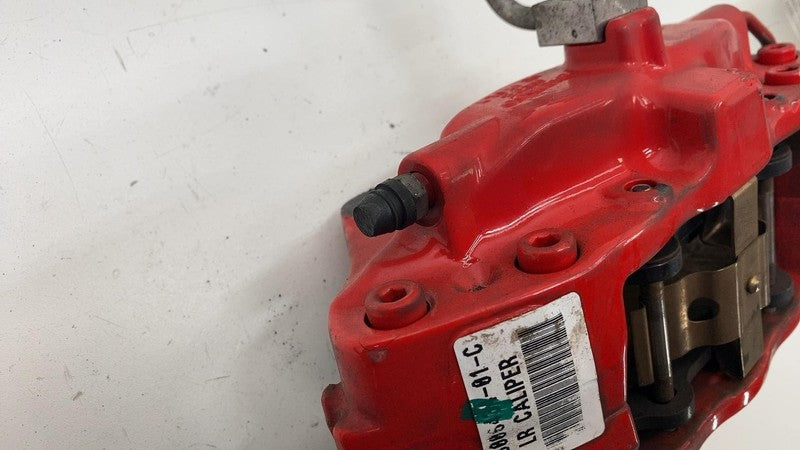 ⭕ 2012-2020 Tesla Model S Rear Driver Side Caliper Red w/ Brake Hose L