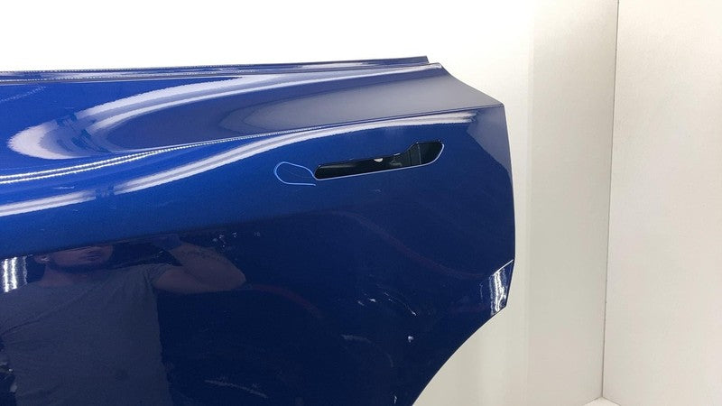 1493561-EC-A ❇️20-24 Tesla Model Y MY Rear Driver Side Door Shell Panel Left LH OEM Blue PPSB