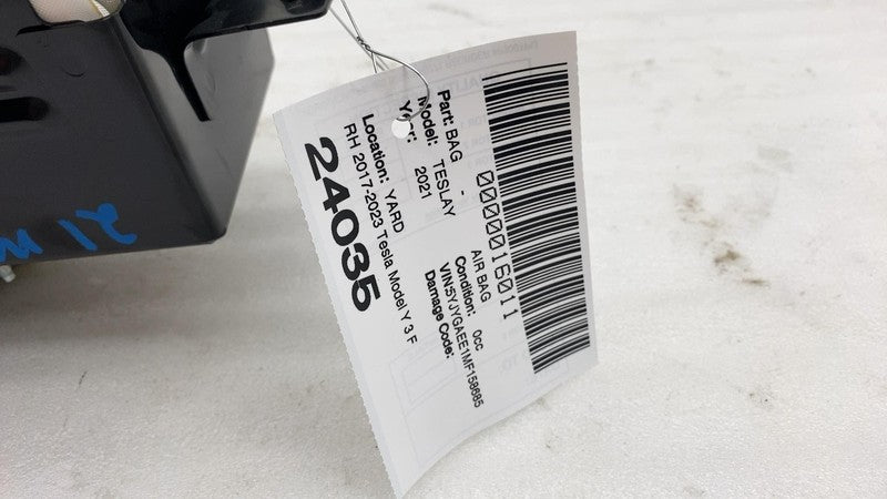 1077823-00-G ⭕ 2017-2023 Tesla Model 3 Y Front Passenger Side Dash Airbag Right 1077823-00-G