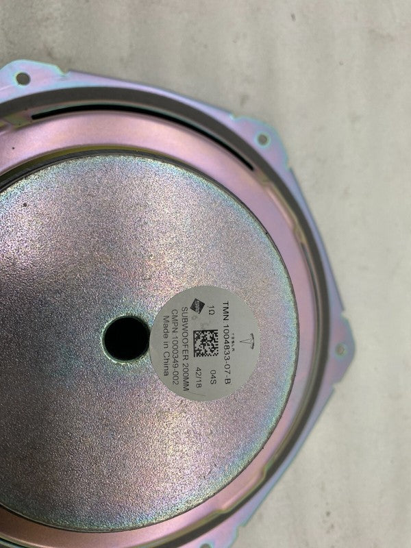 100483307B ⭕ 2012-2020 Model S Infotainment Audio Speaker Mid Subwoofer 200MM 1004833-07-B