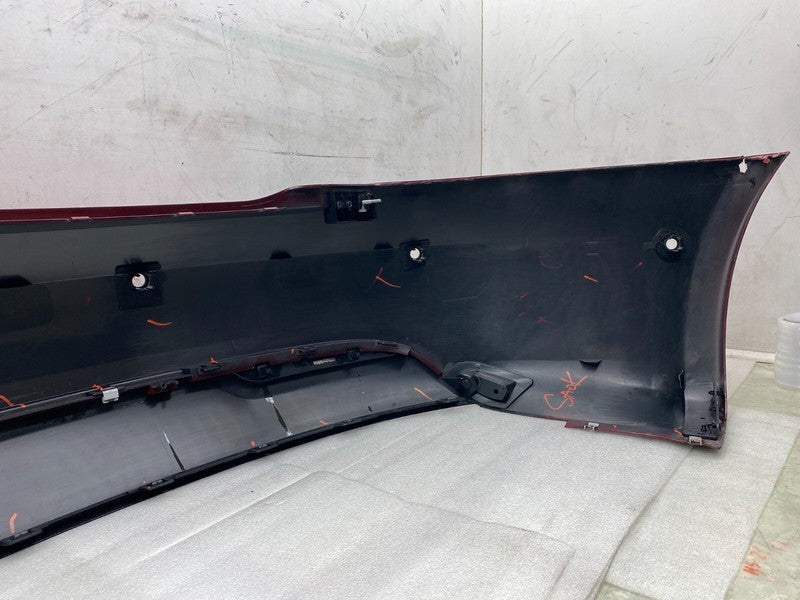 ⭕ 2016-2020 Tesla Model S MS Rear Bumper Cover Red w/ Park Sensor Hole