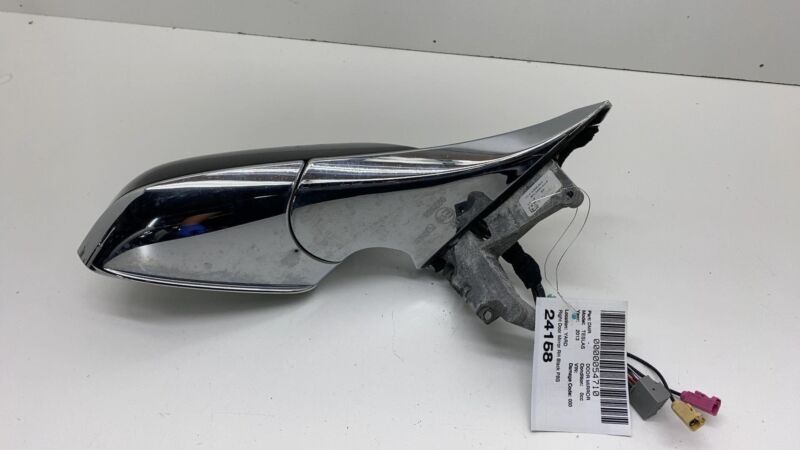  ⭕ 2012-2015 Tesla Model S Front Right Exterior Rear View Door Mirror Black PBSB